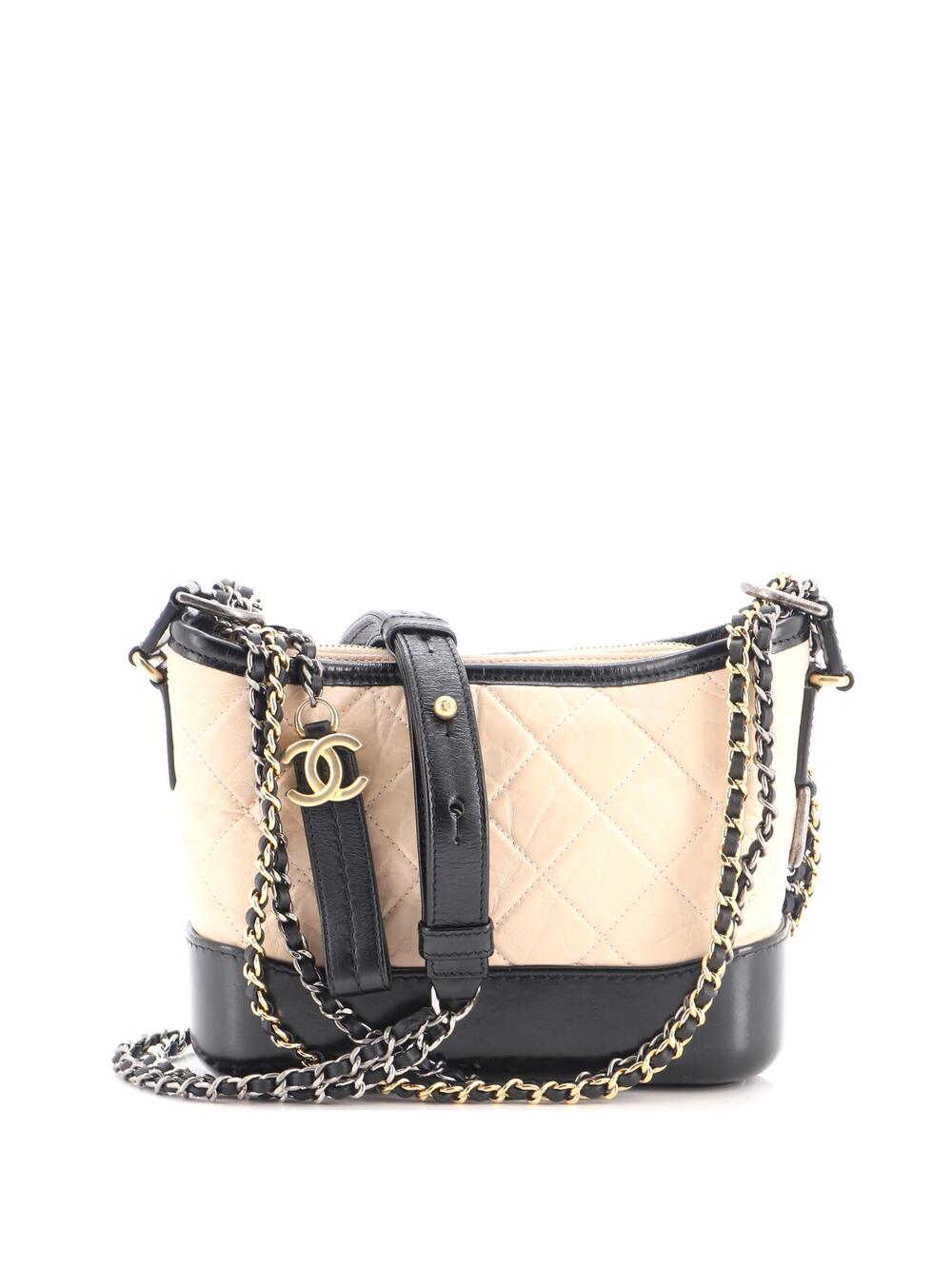 Chanel Gabrielle Hobo Quilted Aged #336022C28B